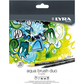 Lyra Aqua Brush Duo Confezione da 36 pennarelli a doppia pun